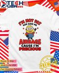 Minion I’m not fat God gave me airbags cause I’m precious shirt
