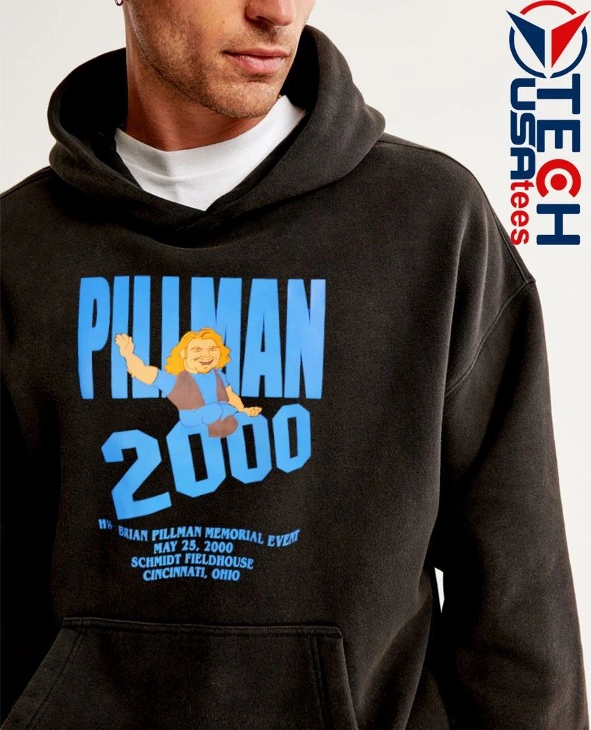 Brian Pillman Memorial Event 2000 cartoon shirt