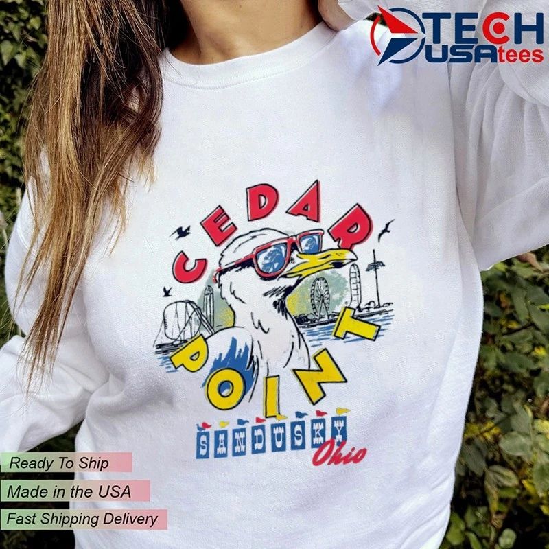Seagull Cedar Point Sandusky Ohio shirt