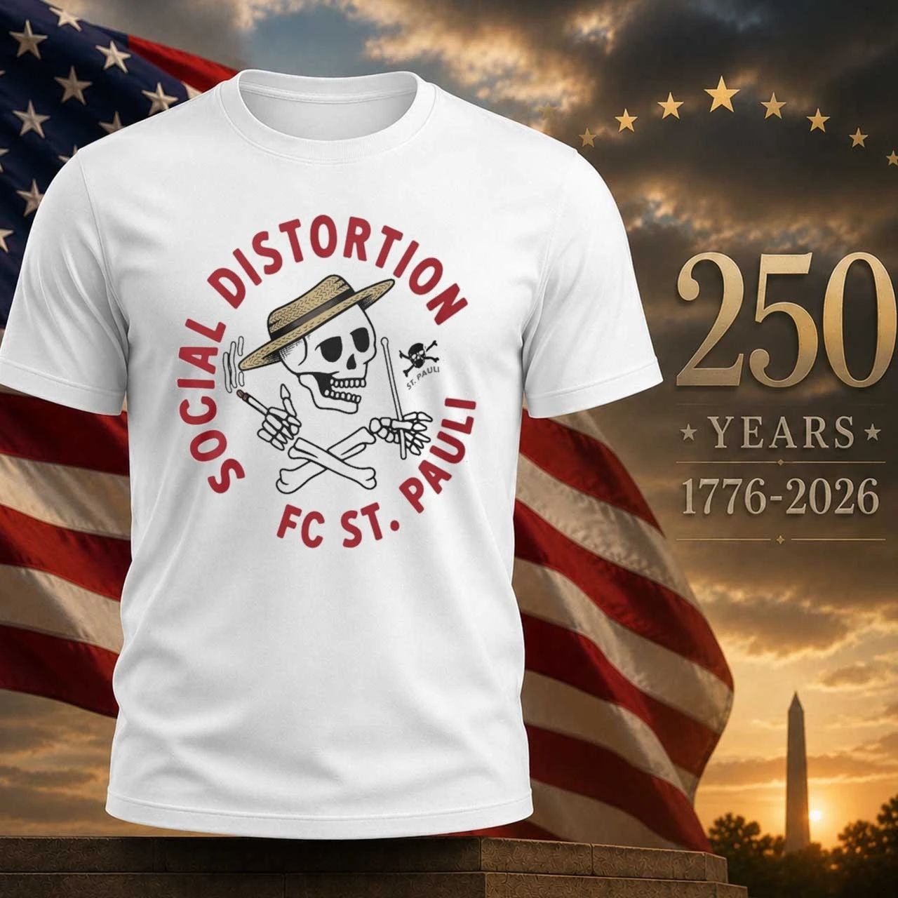 Social Distortion Fc St Pauli Punk Rock Shirt