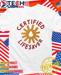 Certified Lifesaver logo shirt