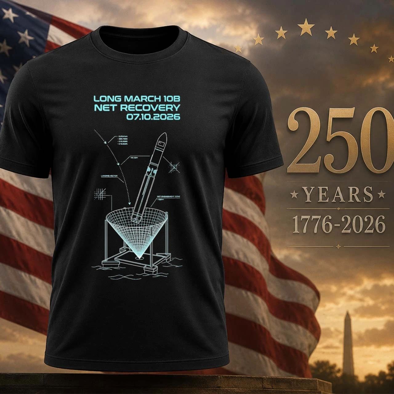 Long March 10B Rocket Recovery Shirt