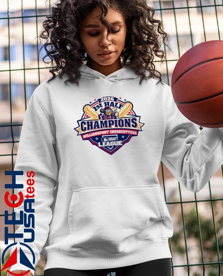 Williamsport Crosscutters 2026 MLB Draft League First Half Champions logo shirt