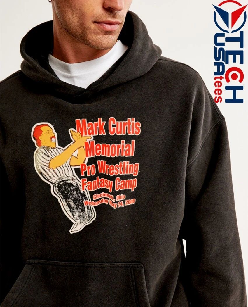 Mark Curtis Memorial Pro Wrestling Fantasy Camp Cincinnati Ohio 2000 shirt