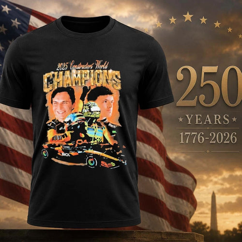 Adele Lando Norris And Oscar Piastri McLaren F1 Team Champions Shirt