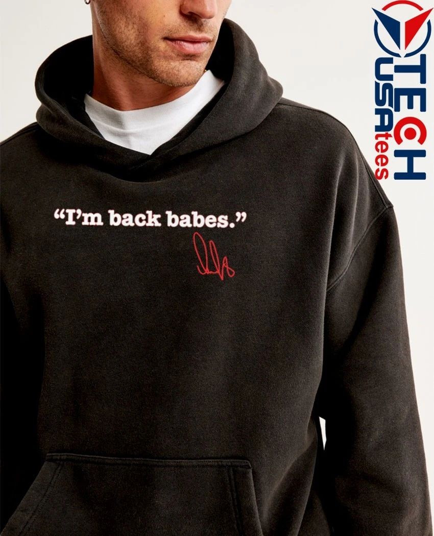 Alex Ovechkin Washington Capitals Hockey I’m back babes signature shirt
