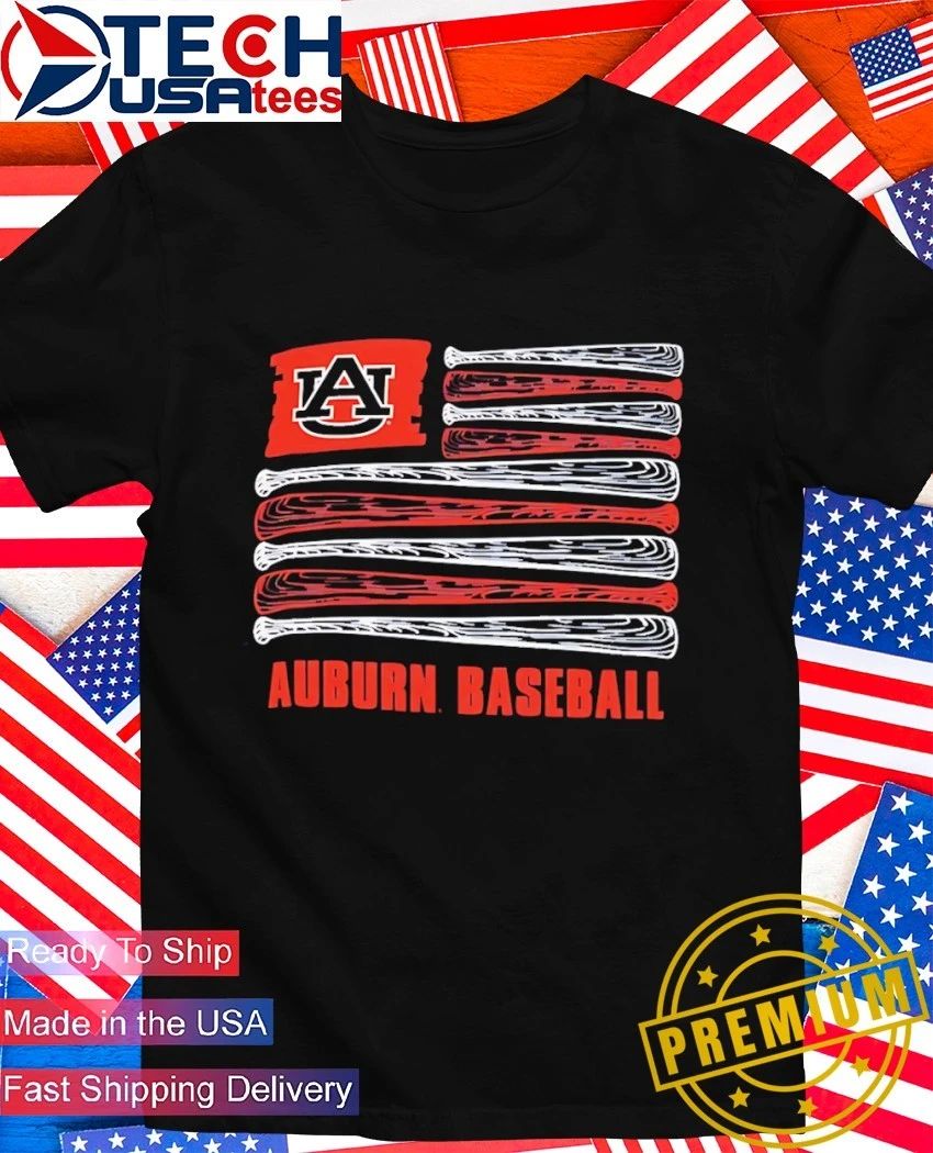 Auburn Tigers Baseball America’s 250 flag shirt