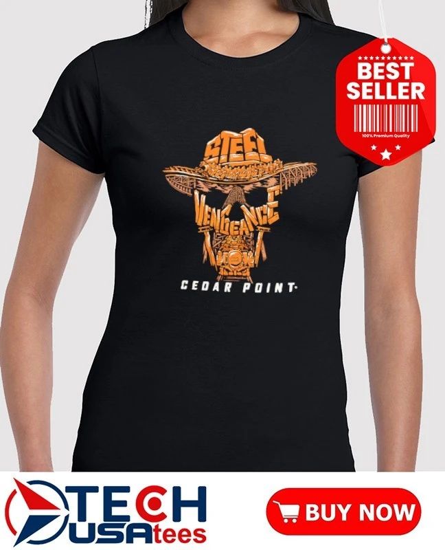 Steel Vengeance Wordscape Cedar Point shirt