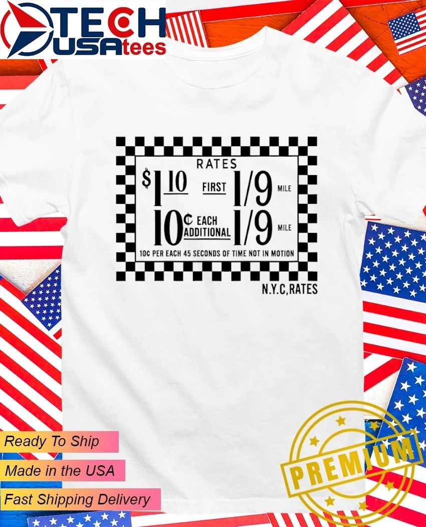 Carolina Caroline New York Taxi Rates shirt