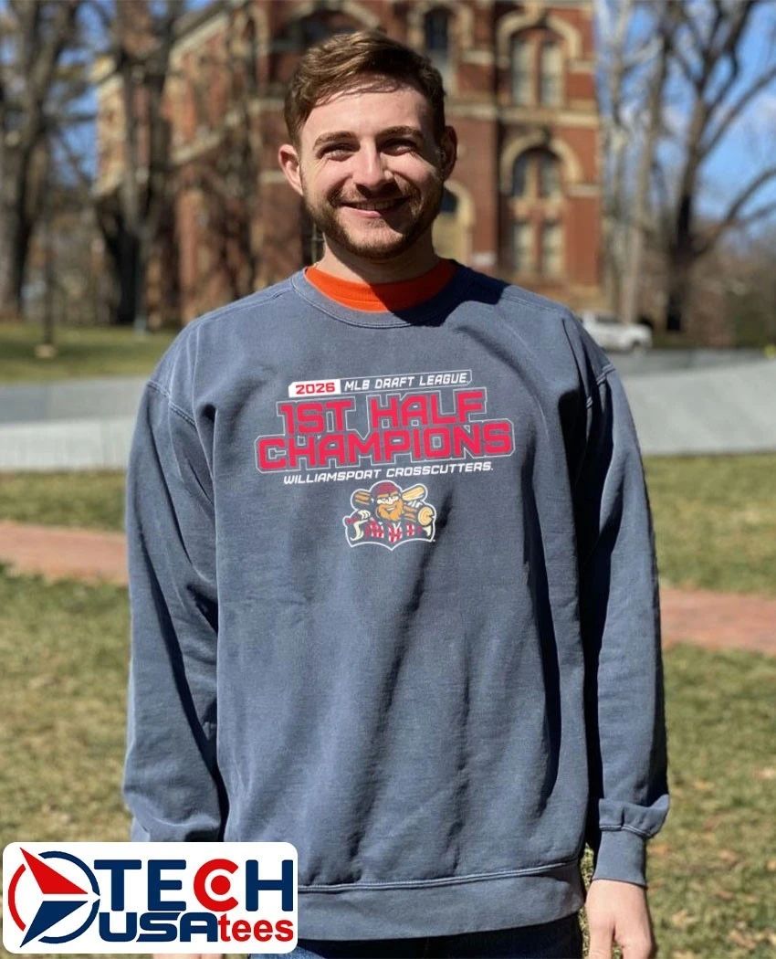 2026 MLB Draft League First Half Champions Williamsport Crosscutters shirt
