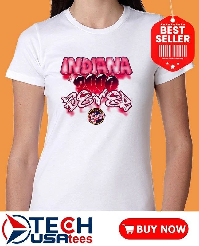Indiana Fever 2000 live score graffiti bubbles shirt