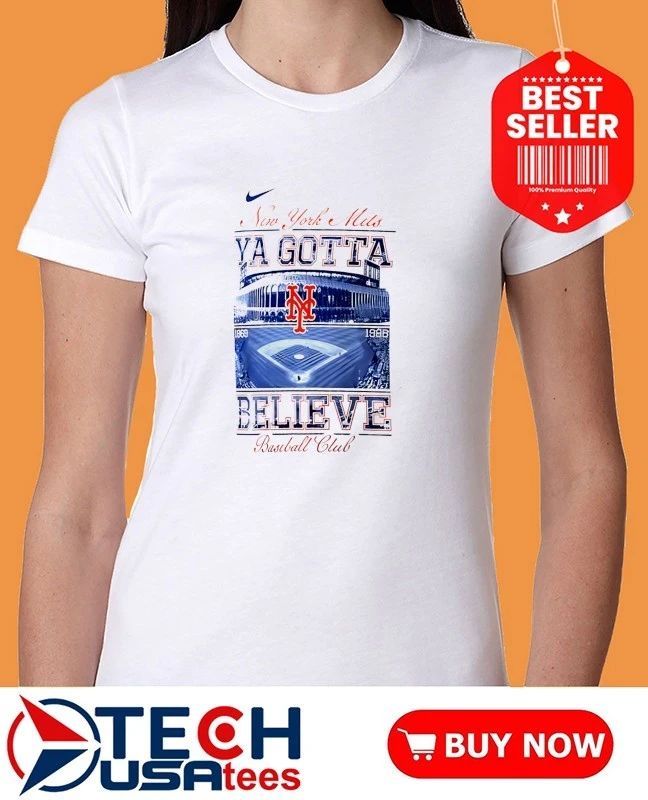 New York Mets Ya Gotta Believe Baseball Club Kings Stadium shirt