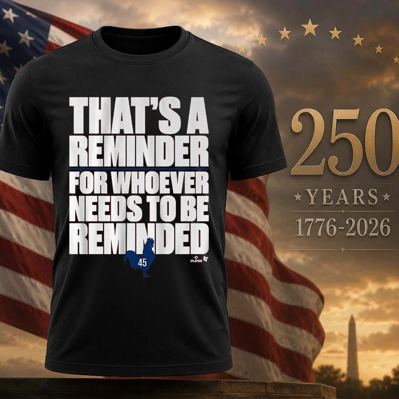 Zack Wheeler A Reminder For Whoever Needs To Be Reminded Shirt