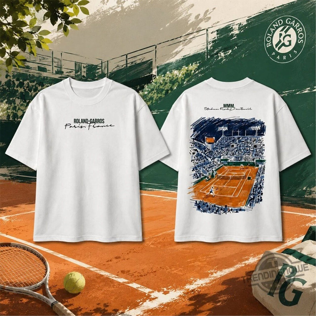 Roland Garros Paris France Tennis Clay Court Shirt