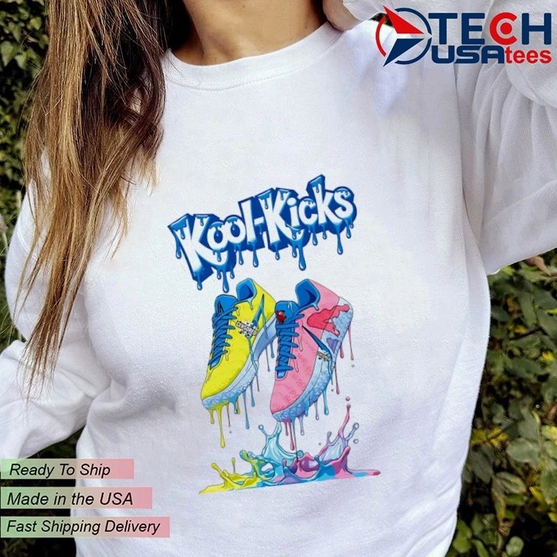 Kool-Kicks shoes melting shirt