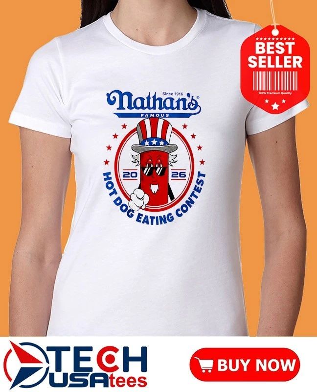 Joey Chestnut Nathan’s Famous Hot Dog Contest 2026 shirt