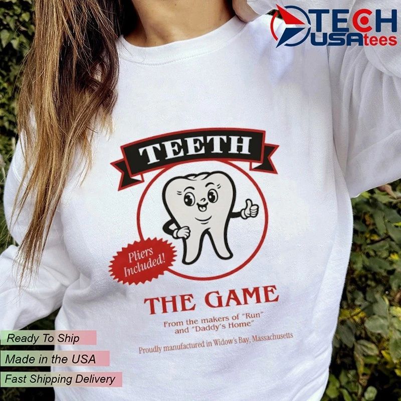 Teeth The Game from the makers of Run and Daddy’s Home Widow’s Bay shirt