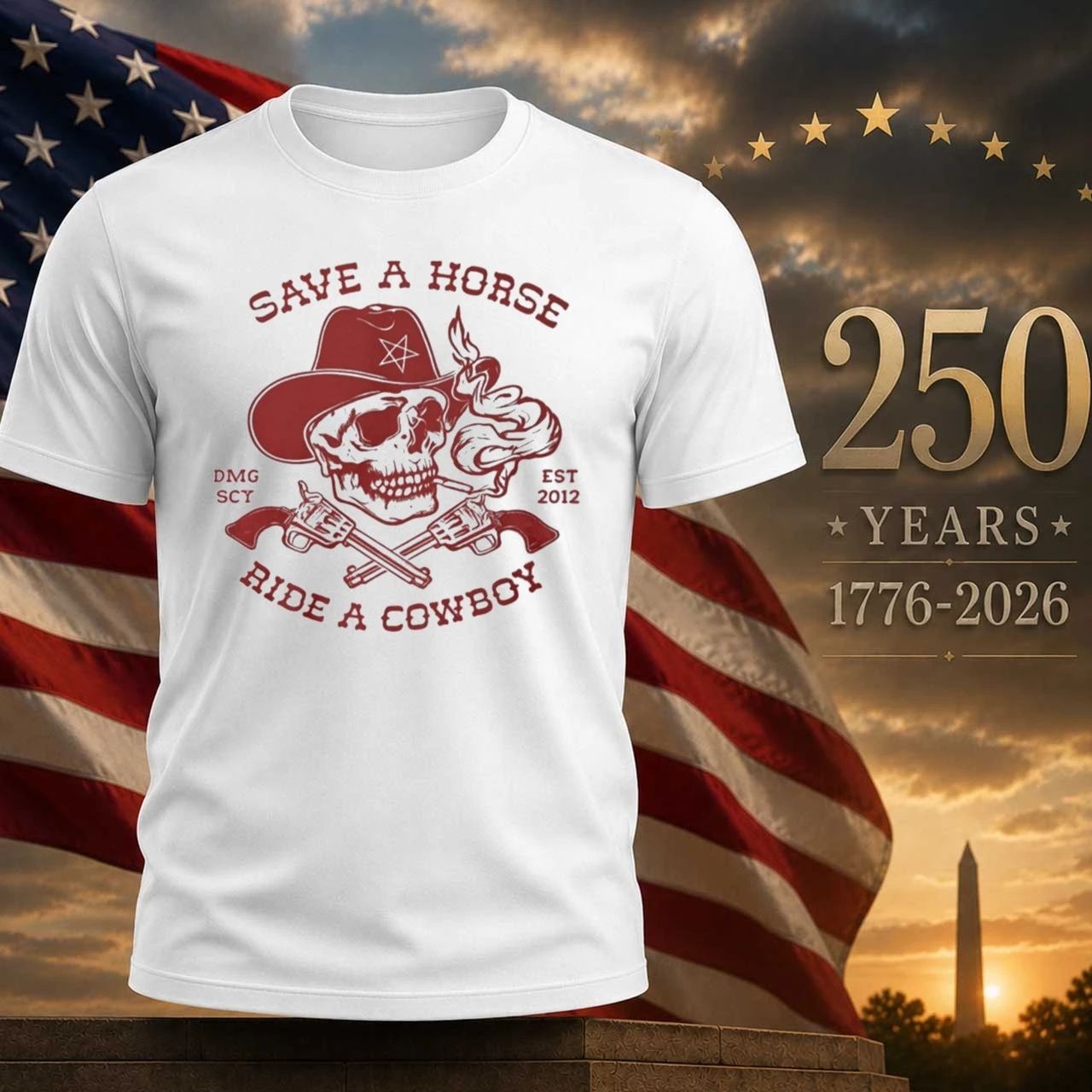Save A Horse Ride A Cowboy Est 2012 Shirt