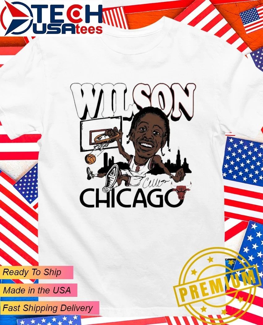 Caleb Wilson Chicago Bulls Rookie caricature signature shirt