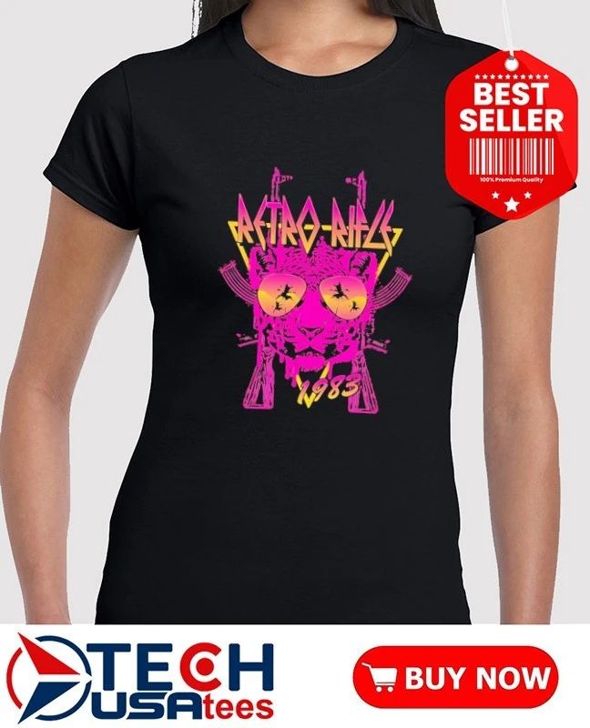 Retro Rifle Def Leppard 1983 shirt