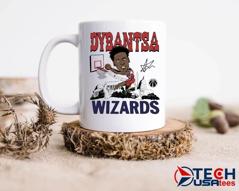 AJ Dybantsa Washington Wizards Rookie caricature signature shirt