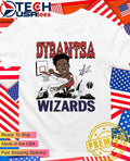 AJ Dybantsa Washington Wizards Rookie caricature signature shirt