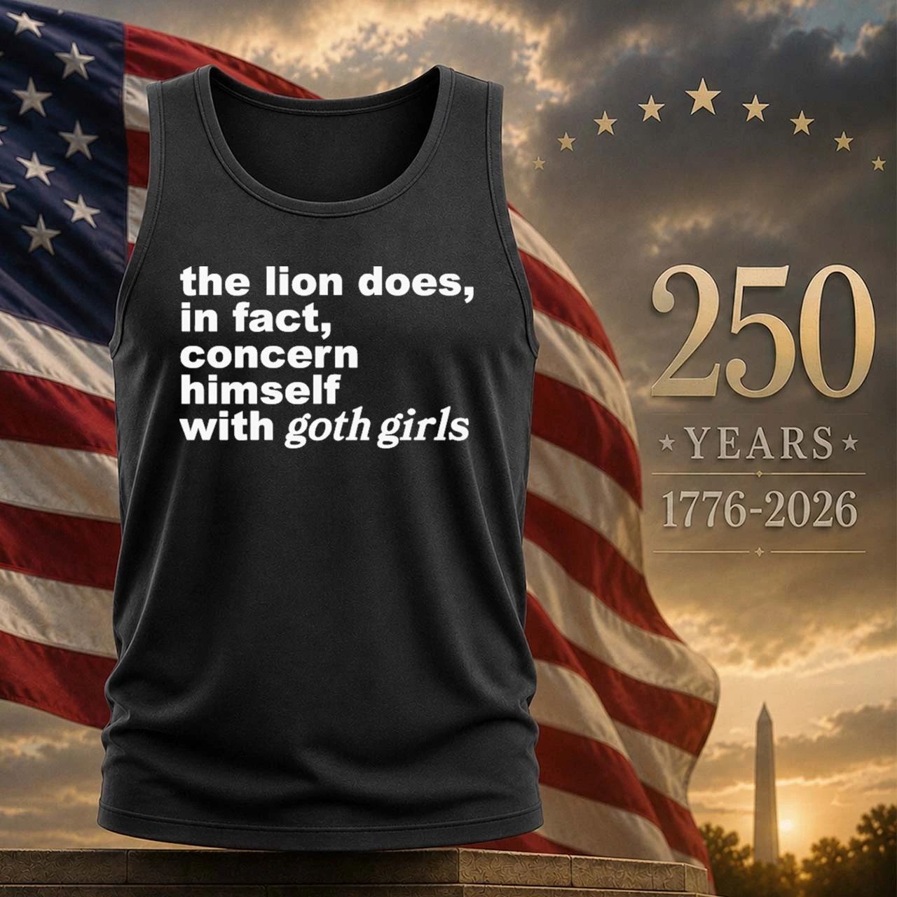 The Lion Does In Fact Concern Himself With Goth Girls Shirt