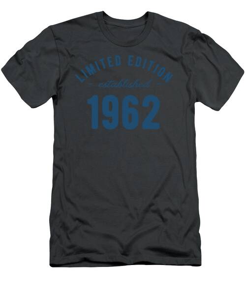 Vintage Charm Limited Edition Established 1962 Playful Tee T-Shirt