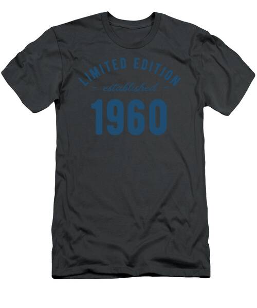 Vintage Vibes Limited Edition Established 1960 Retro Humor Tee T-Shirt