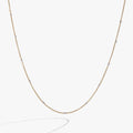 Enamel White Dot Chain Necklace T-Shirts