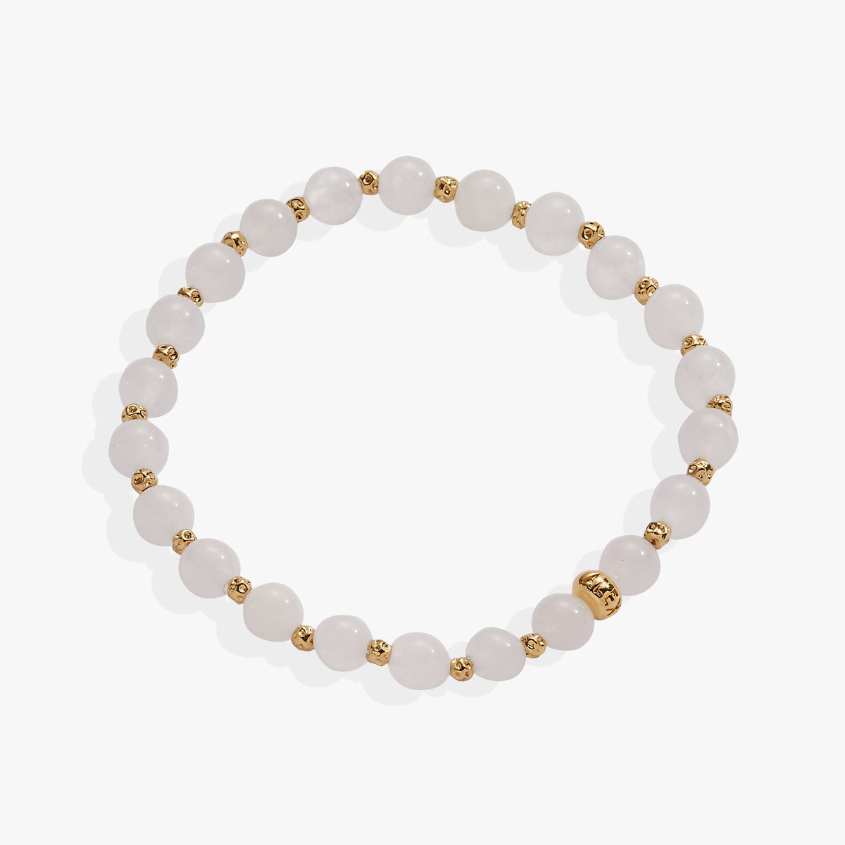 White Jade Healing Stone Stretch Bracelet T-Shirts