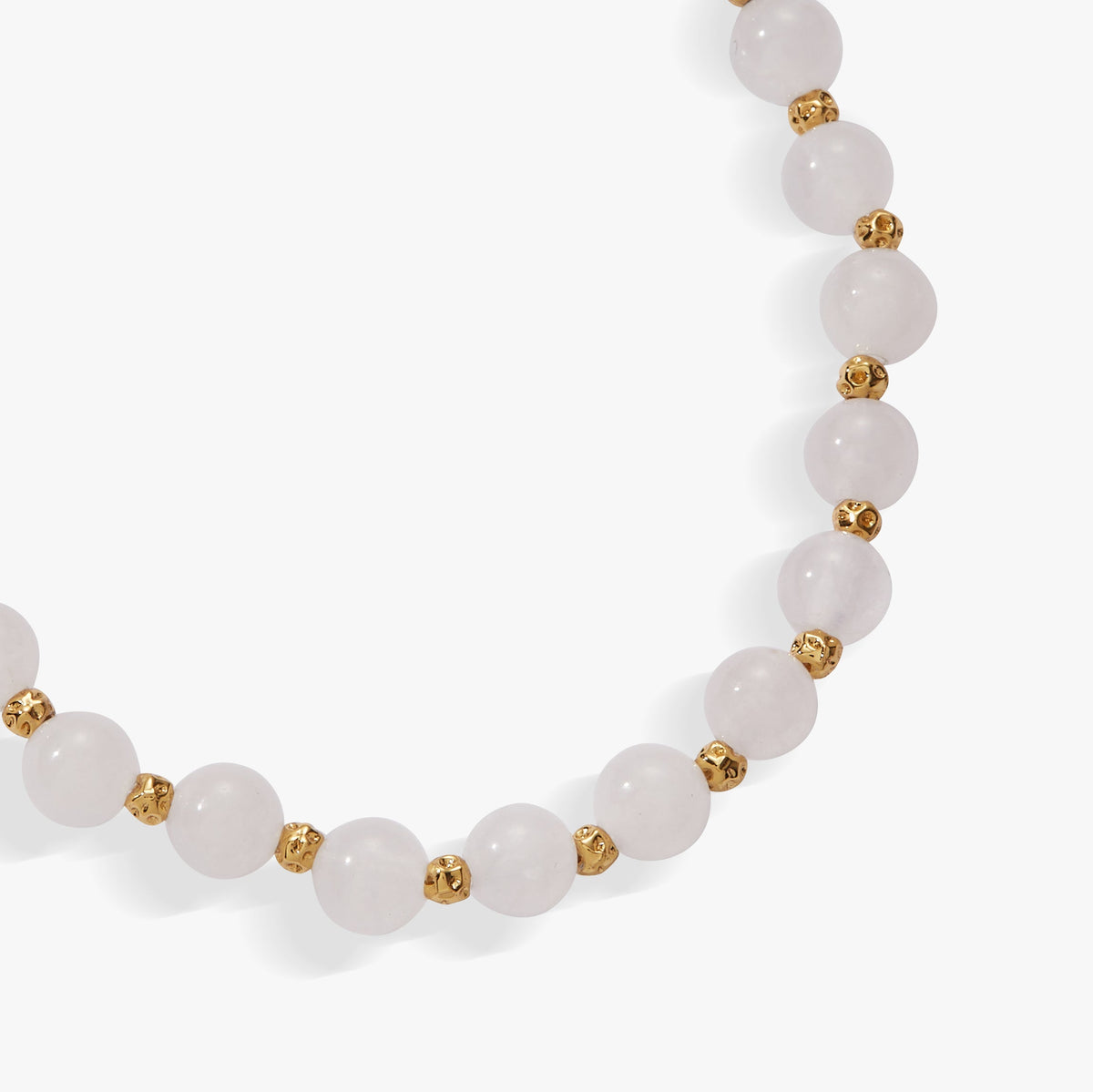 White Jade Healing Stone Stretch Bracelet T-Shirts