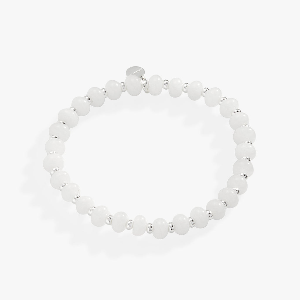 White Jade Stretch Bracelet T-Shirts