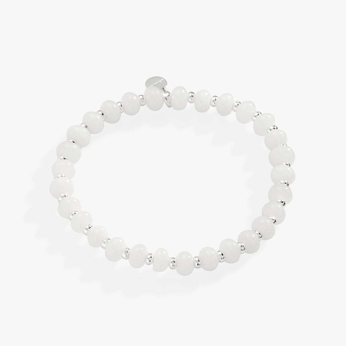 White Jade Stretch Bracelet T-Shirts