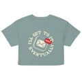 I'll Get To It Eventually Women's Crop Tee