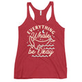 Everything Whale Be Okay Women's Racerback Tank
