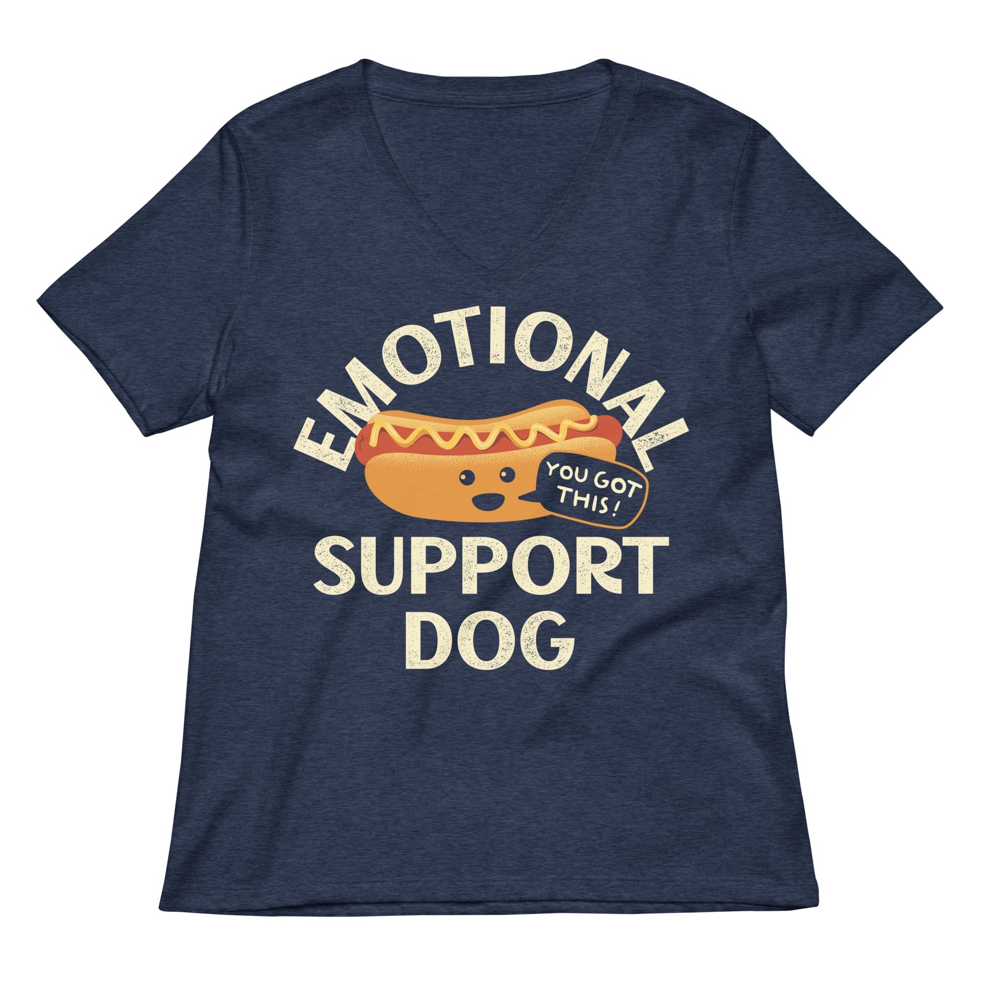 Emotional Support Dog Limited Edition Drop Women's V-Neck Tee