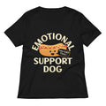 Emotional Support Dog Limited Edition Drop Women's V-Neck Tee