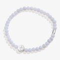 Yin Yang Blue Lace Agate Stretch Bracelet Balance T-Shirts
